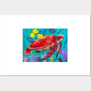 Sea Turtle Posters and Art